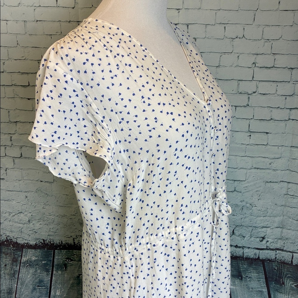 Rails 'Kiki' Dress in WHITE WISTERIA L Floral Feminine Delicate Vacation Coastal - Picture 10 of 16